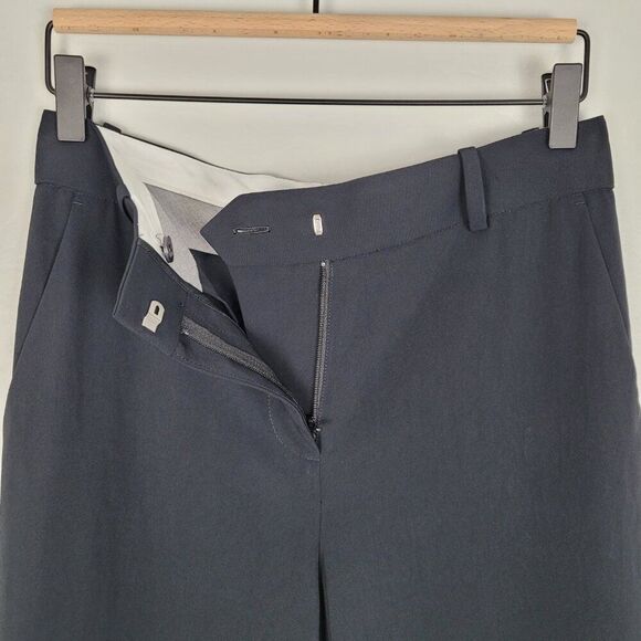 Everlane Wide Leg Pants Triacetate Trousers Full Lenght Black Size 00 - Picture 9 of 11